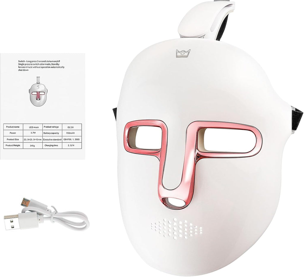 LED Ansiktsmask – Ljusterapi för huden