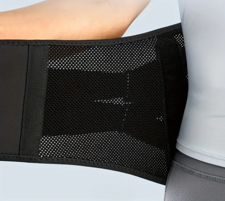 Justerbart ländryggsbälte med dragmekanism – Smärtlindring & 3D-ventilation